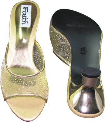 Faith Women Gold Heels