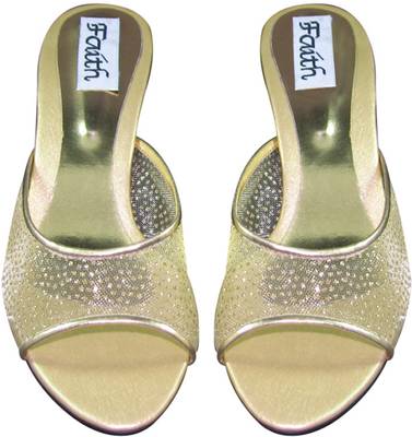 Faith Women Gold Heels