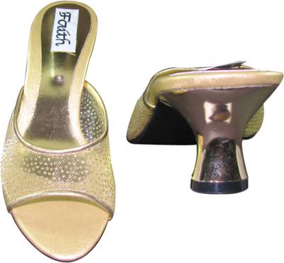 Faith Women Gold Heels