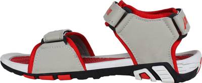 Aero Men BLACK::RED::LGREY Sandals