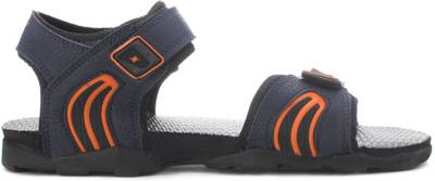 Sparx Men Navy Blue Orange Sports Sandals