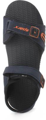 Sparx Men Navy Blue Orange Sports Sandals