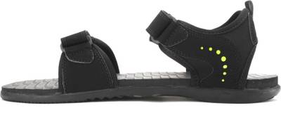 Puma Men Black-Limepunch Sports Sandals