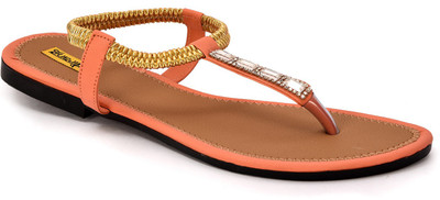 

Indirang Women Orange Flats