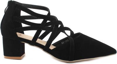 Shuberry Women Black Heels