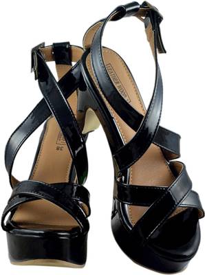 Leatherwood1 Women Black Heels