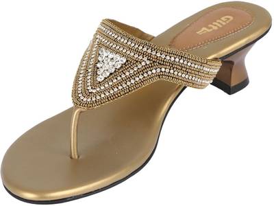 Glitz Women Antic Heels