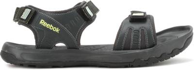 Reebok Men GRAVEL/BLK/ HI VIS GREEN Sports Sandals