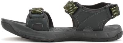 Reebok Men GRAVEL/BLK/ HI VIS GREEN Sports Sandals