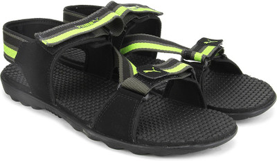 

Puma Men black-dark shadow-lime punch Sports Sandals