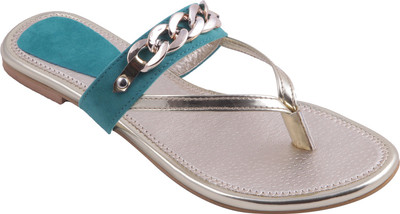 

Adorn Women Green Flats