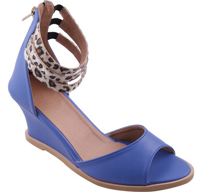 

Adorn Women Blue Wedges