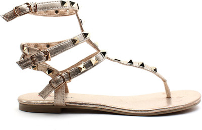 

Shuberry Women Gold Flats