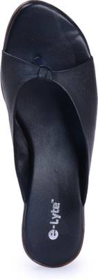 E-Lyte Women Black Heels