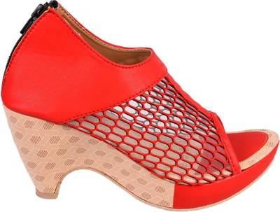 Trilokani Women Red Heels