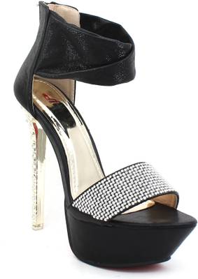 Shuberry Women Black Heels