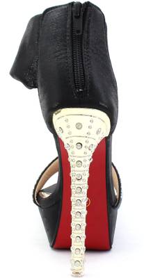 Shuberry Women Black Heels