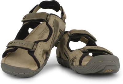 Woodland Men Khaki Sandals