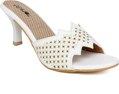 Vendoz Women White Heels