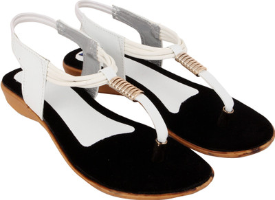 

Royal Collection Women White Flats