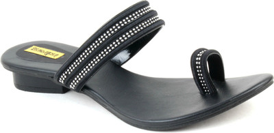 

Indirang Women Black Flats