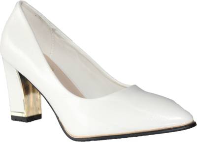 Spunk Women White Heels