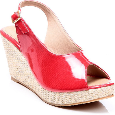 

Nell Women Red Wedges