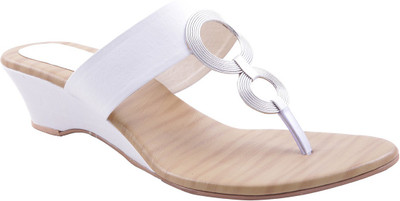 

Adorn Women White Wedges