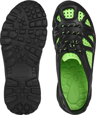 Aero Men BLACK::P.GREEN Sandals