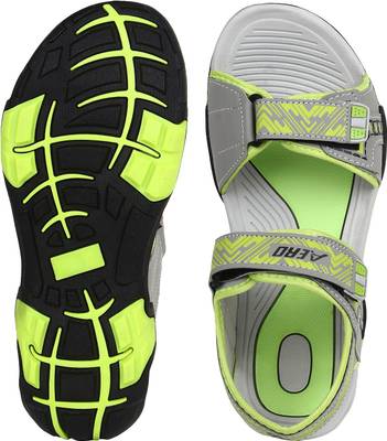 Aero Men BLK::PGRN::GRY Sandals