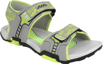 Aero Men BLK::PGRN::GRY Sandals