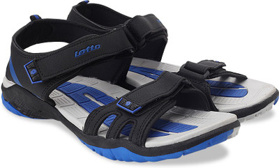 

Lotto Men Black/Sky Blue Sports Sandals