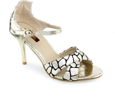 

Shuz Touch Women Golden Heels