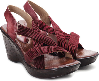 

Catwalk Women Maroon Wedges