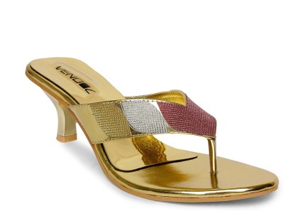 

Vendoz Women Golden Heels