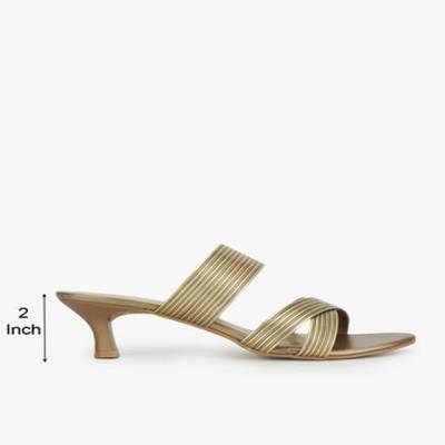 Addons Women GOLD Heels