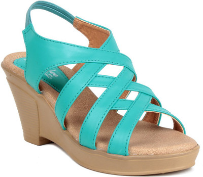 

MSC Women Turquoise Wedges