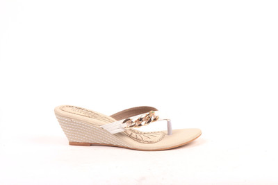 

Adorn Women White Wedges