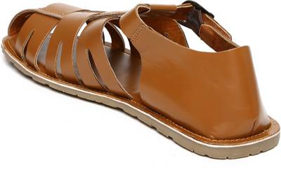 Invictus Men Tan Sports Sandals