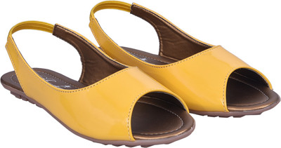 

Jade Women Yellow Flats