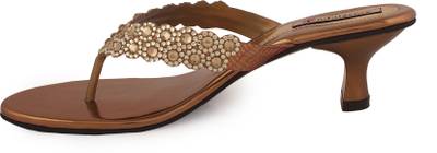 Indulgence Women Antique Gold (Copper) Heels