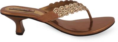 Indulgence Women Antique Gold (Copper) Heels