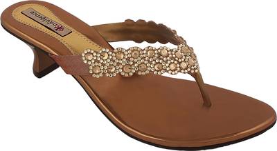 Indulgence Women Antique Gold (Copper) Heels