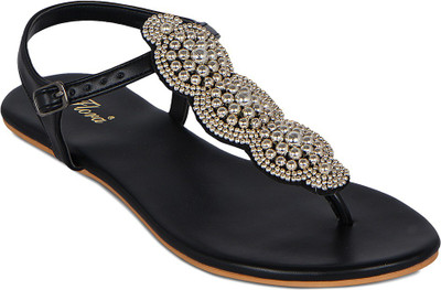 

Flora Women 01, Black Flats
