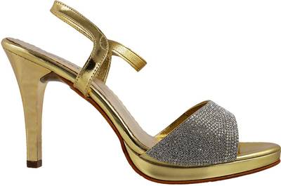 Metro Women 15,Gold Heels