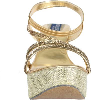Indilego Women GOLDEN Heels