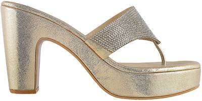 Metro Women 15,Gold Heels