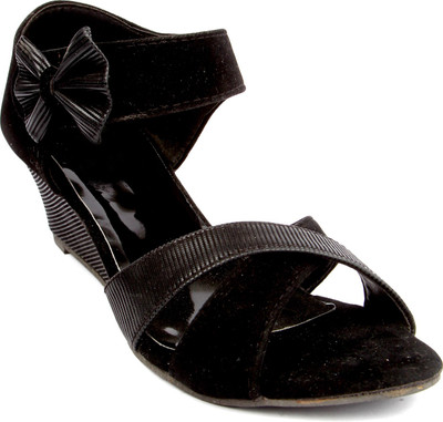 

Sam Stefy Women Black Wedges
