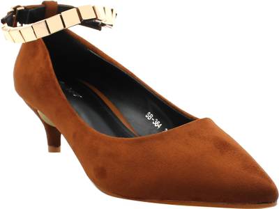 Shuberry Women Tan Heels