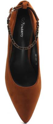 Shuberry Women Tan Heels